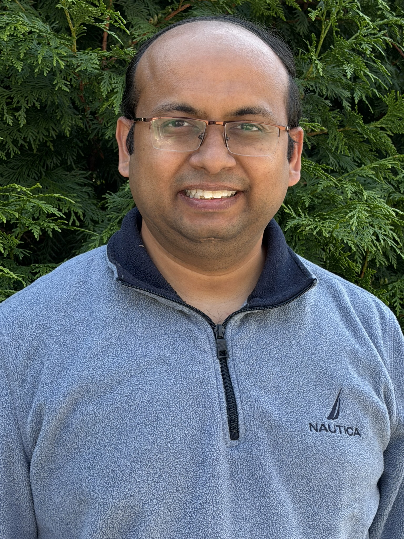 Portrait of Ankit Srivastava outdoors